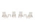 POLYWOOD Signature Chaise 6-Piece Set with Wheels in Sand