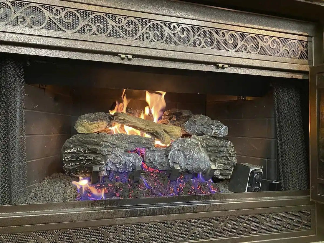 Carolina Bonfire Vented Gas Log Set - Casual Furniture World