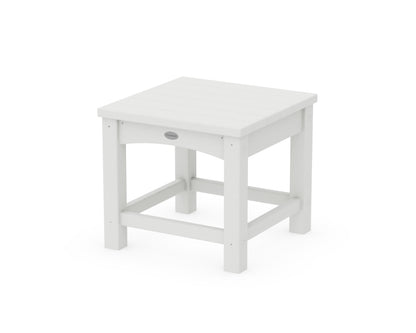POLYWOOD Club 18" End Table in Vintage White