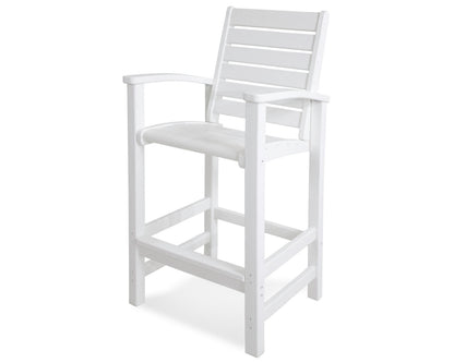 POLYWOOD Signature Bar Chair in White