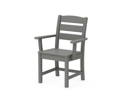 POLYWOOD Lakeside Dining Arm Chair in Slate Grey