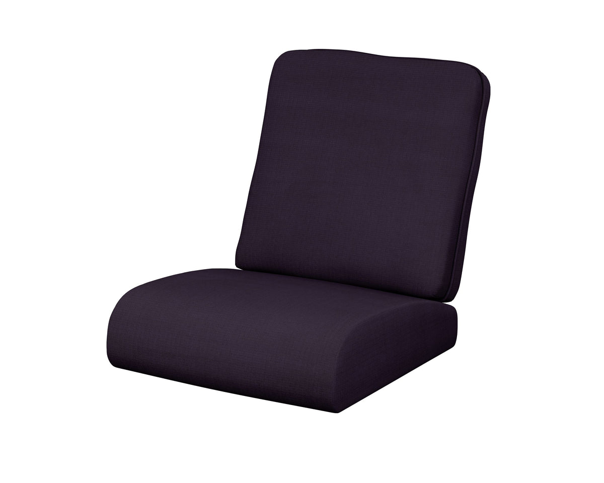 POLYWOOD Club Seat/Back Cushion in Navy Linen