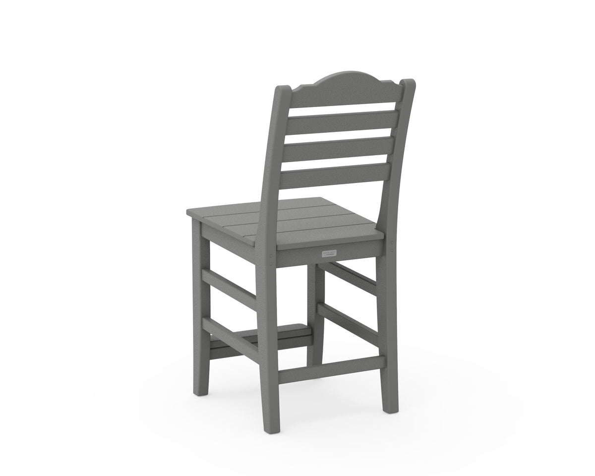 POLYWOOD Savannah Counter Side Chair angle view