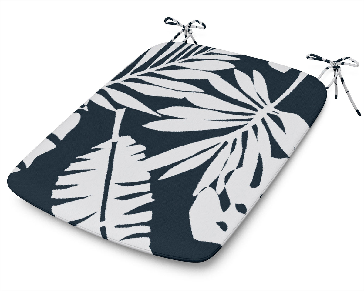 POLYWOOD 1120 Urban Seat Pad in Leaf Marine Indigo