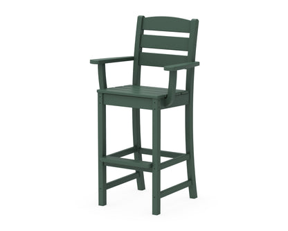POLYWOOD Lakeside Bar Arm Chair in Green