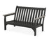 POLYWOOD Vineyard Loveseat Frame in Black / Driftwood