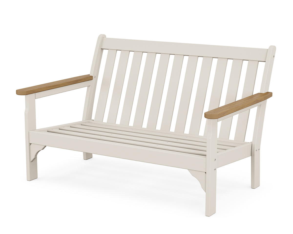 POLYWOOD Vineyard Loveseat Frame in Sand / Natural