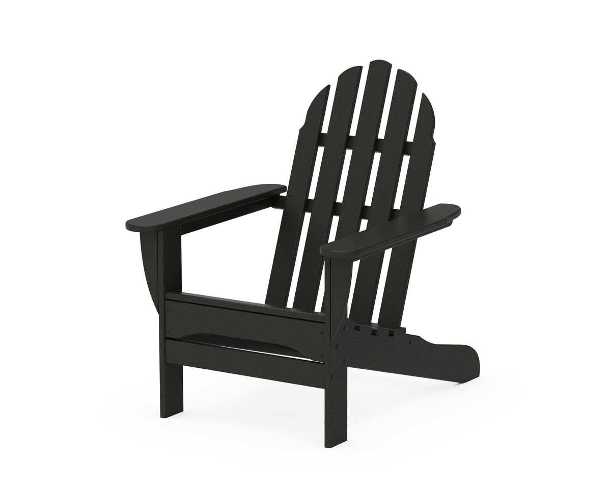 POLYWOOD Classic Adirondack Chair in Black