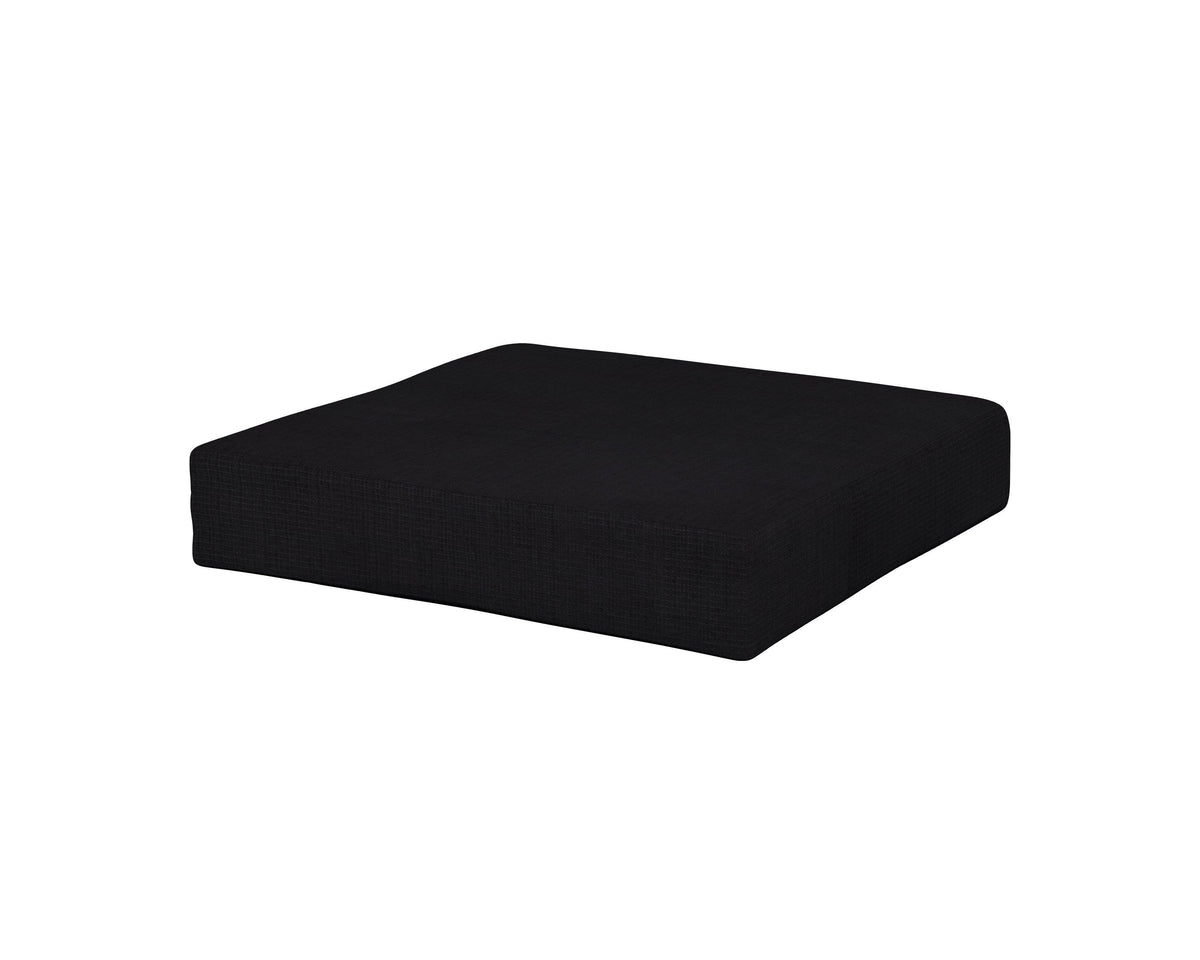 POLYWOOD Prescott Ottoman Cushion in Midnight Linen