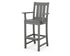 POLYWOOD Oxford Bar Arm Chair in Slate Grey
