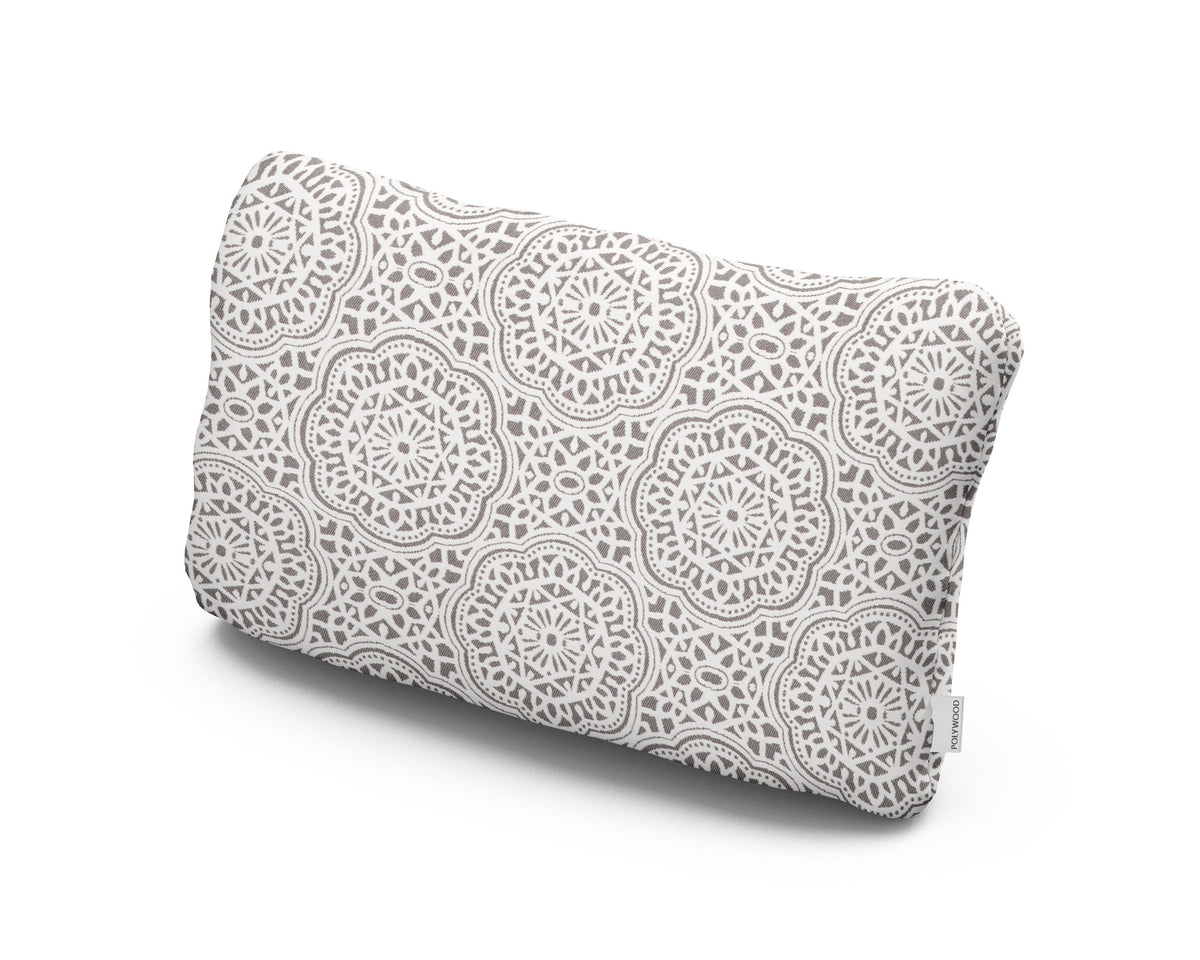 POLYWOOD Outdoor Lumbar Pillow in Gwyneth Pewter