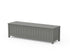 POLYWOOD Vineyard 60" Storage Bench in Slate Grey