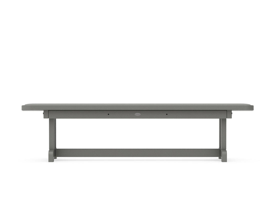 POLYWOOD Park 72" Harvester Backless Bench angle view