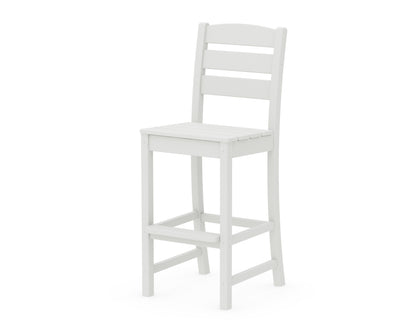POLYWOOD Lakeside Bar Side Chair in Vintage White
