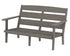 POLYWOOD Lakeside Deep Seating Loveseat Frame in Driftwood