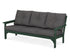 POLYWOOD Vineyard Deep Seating Sofa in Green / Ash Charcoal