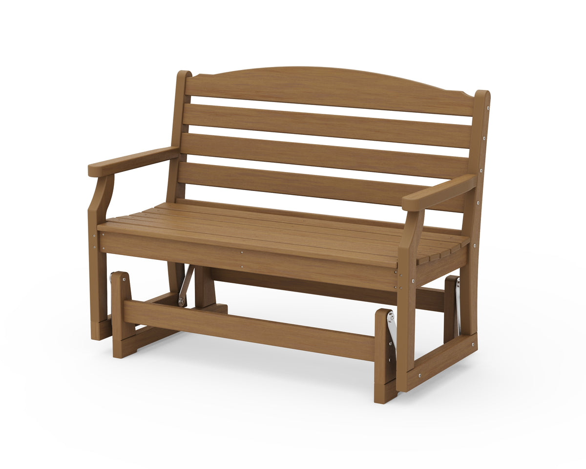 POLYWOOD Savannah 48" Glider in Natural