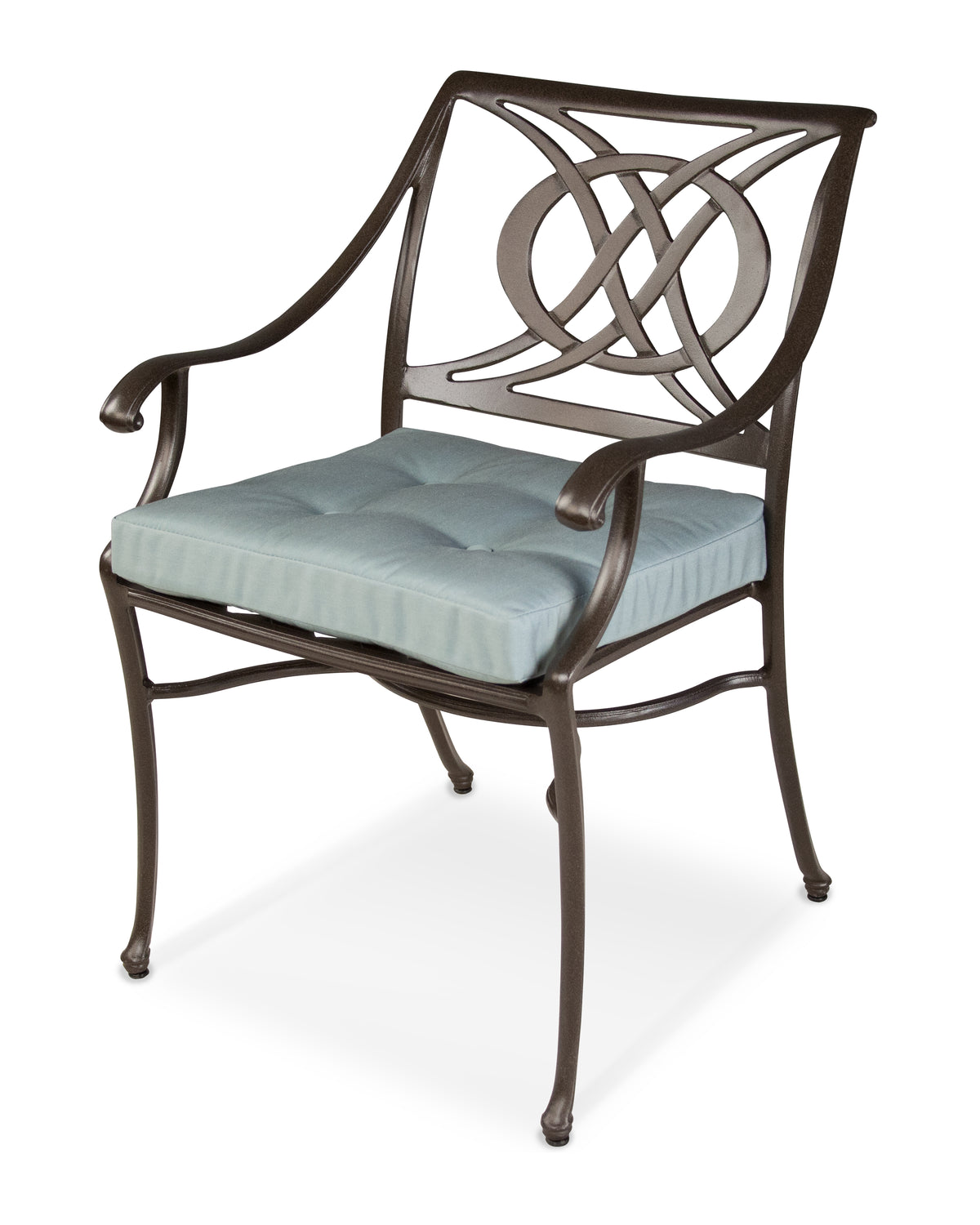 POLYWOOD Ateeva™ Luxe™ 19" x 17" Outdoor Seat Cushion by POLYWOOD® in Spa