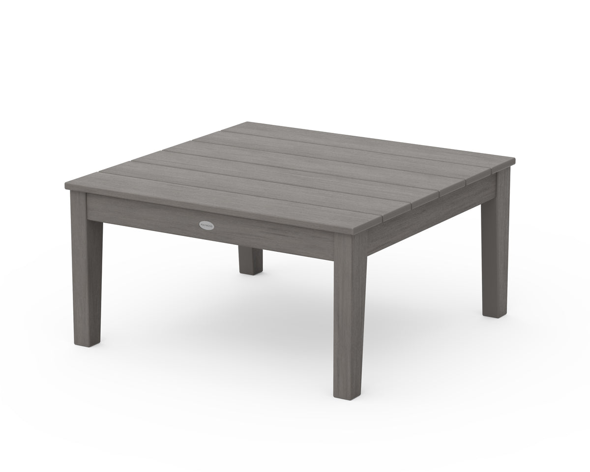 POLYWOOD Newport 36" Conversation Table in Driftwood