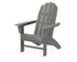 POLYWOOD Vineyard Curveback Adirondack Chair in Slate Grey