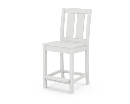 POLYWOOD Mission Counter Side Chair in White