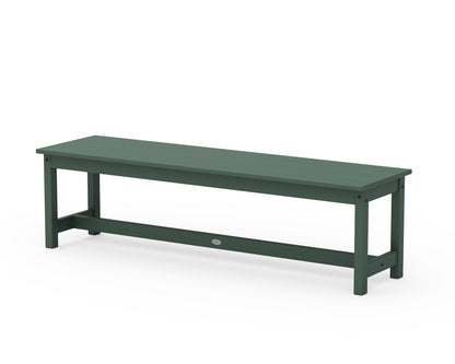 POLYWOOD 60" Planter Bench in Green