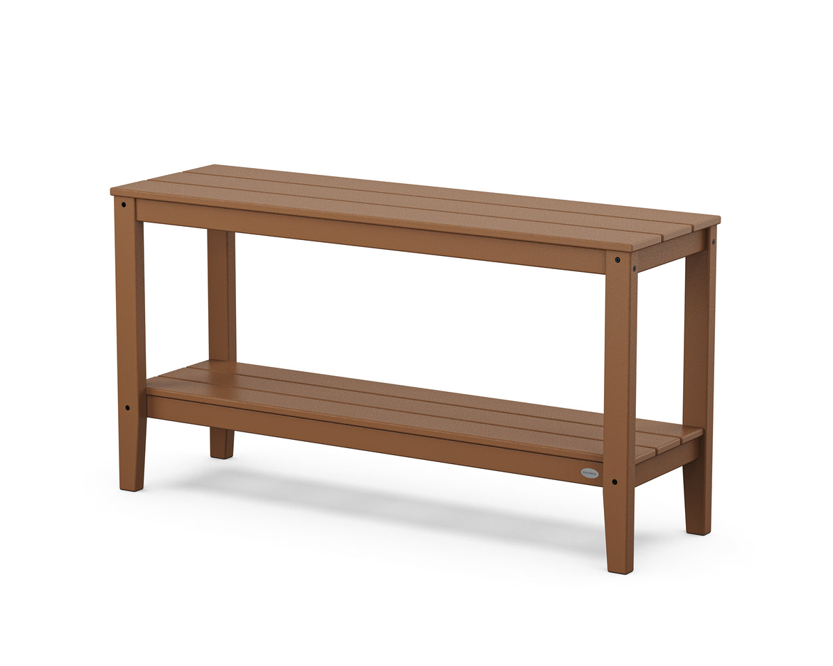 POLYWOOD Newport 55" Console Table in Teak