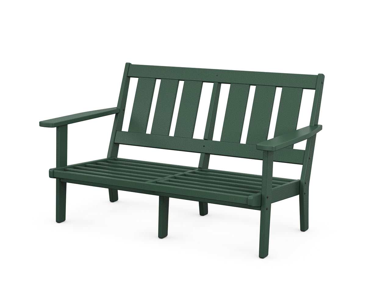 POLYWOOD Oxford Deep Seating Loveseat Frame in Green