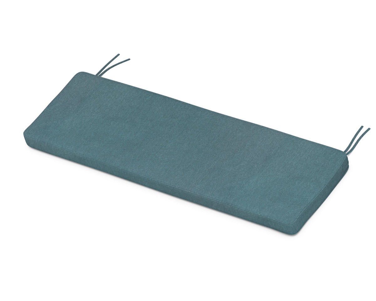 POLYWOOD Chinoiserie 60" Bench Seat Cushion in Ocean Teal
