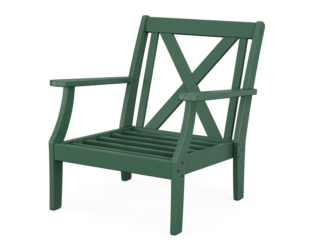 POLYWOOD Braxton Deep Seating Chair Frame in Green