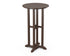 POLYWOOD 24" Round Farmhouse Bar Bistro Table in Mahogany