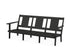 POLYWOOD Prairie Deep Seating Sofa Frame in Black