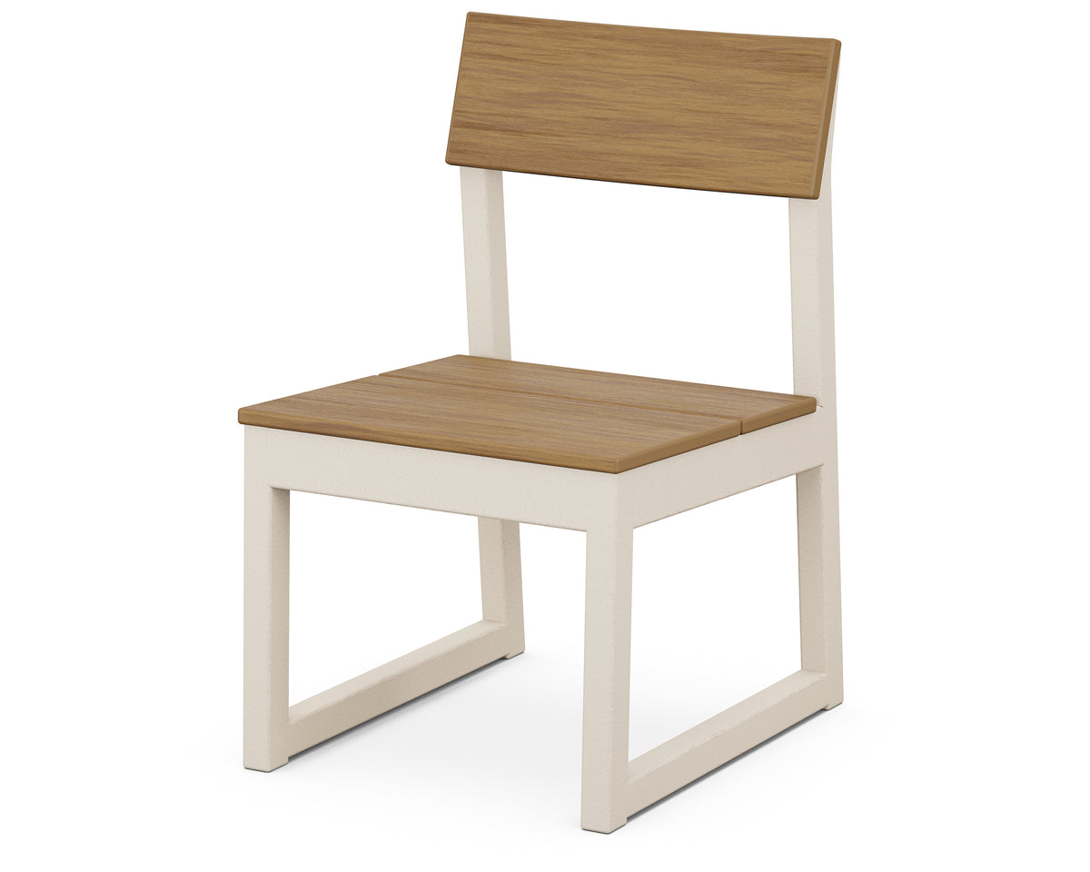 POLYWOOD EDGE Dining Side Chair in Sand / Natural