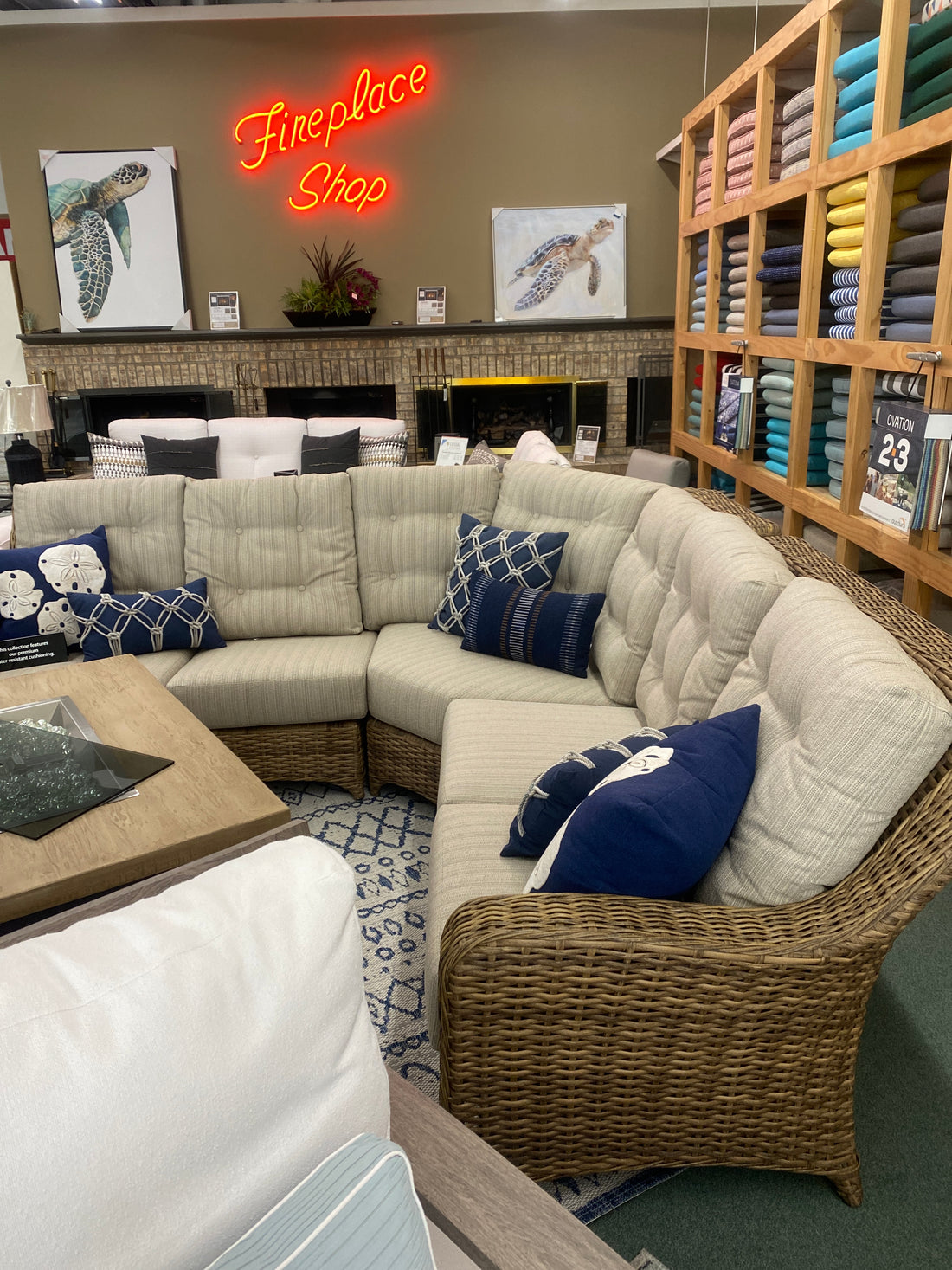 6 Piece Bermuda Wicker Sectional