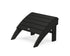 POLYWOOD Vineyard Curveback Adirondack Ottoman in Black