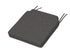 POLYWOOD Acadia Dining Side Seat Cushion in Ash Charcoal