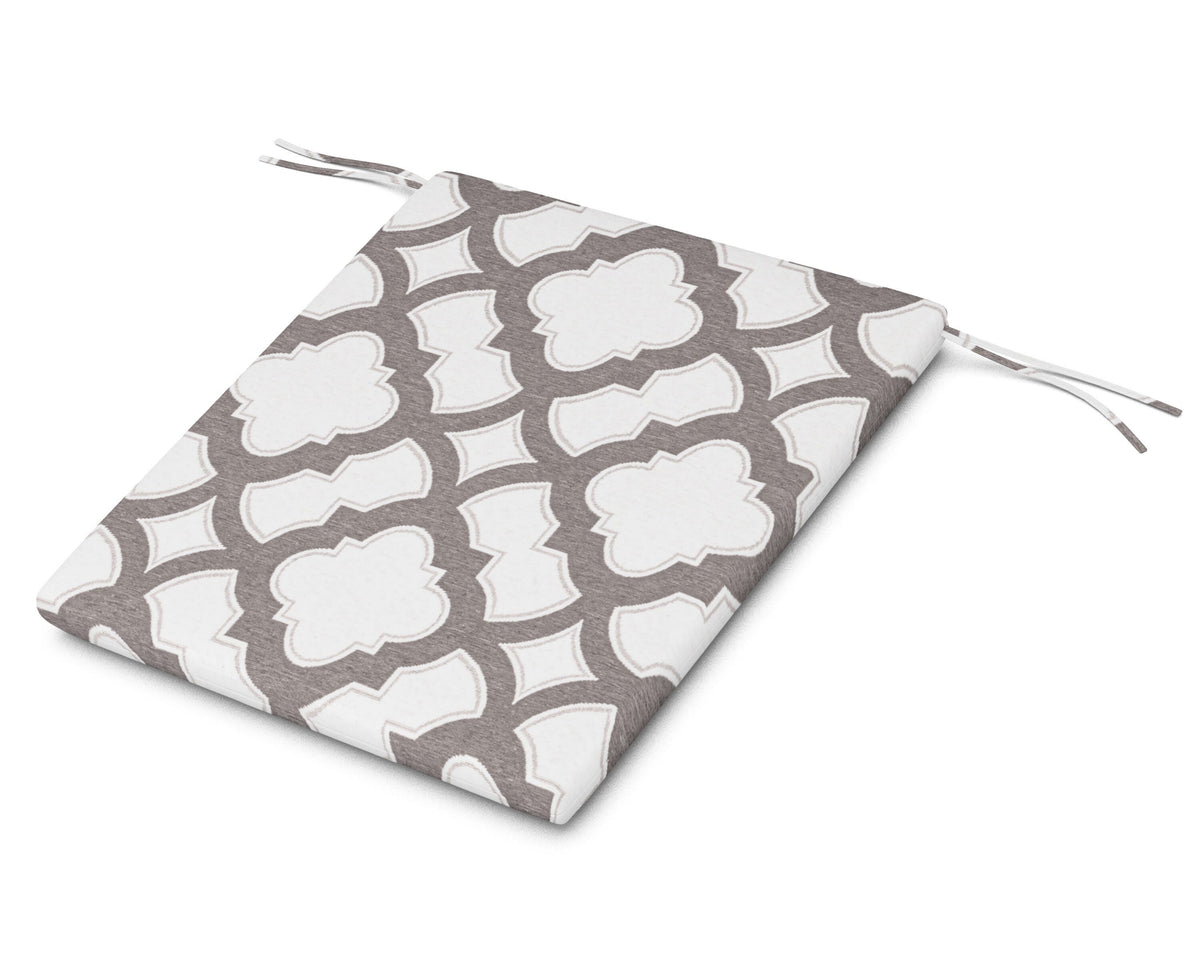 POLYWOOD AL100 Seat Pad in Trellis Grey Mist