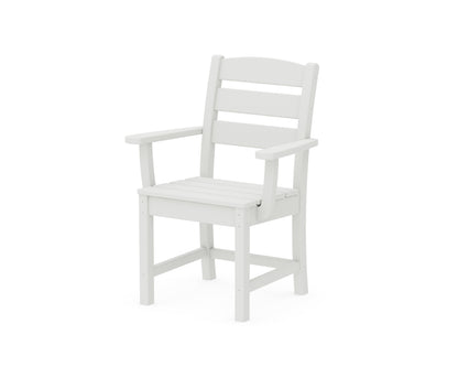 POLYWOOD Lakeside Dining Arm Chair in Vintage White