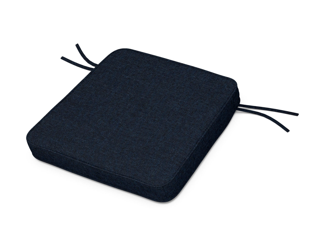 POLYWOOD Acadia Dining Arm Seat Cushion in Marine Indigo