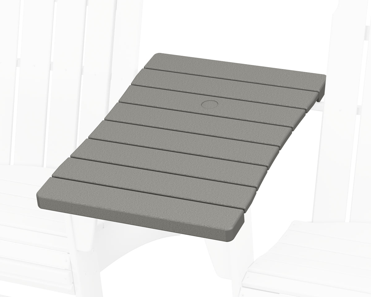 POLYWOOD 600 Series Straight Adirondack Connecting Table in Slate Grey