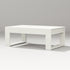 POLYWOOD Latitude Rectangle Coffee Table in Vintage White
