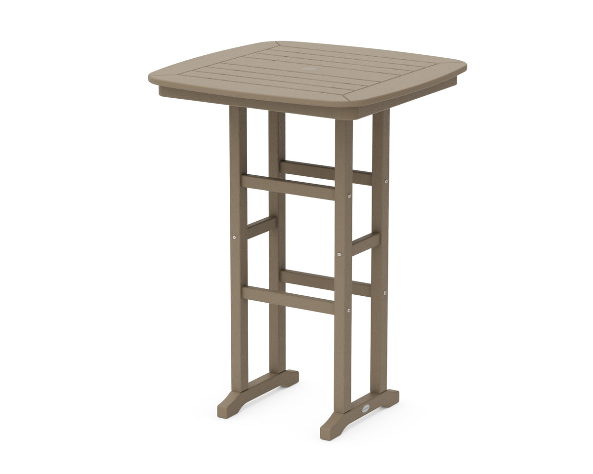 POLYWOOD Nautical 31" Bar Table in Vintage Sahara