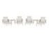 POLYWOOD Acadia 6-Piece Chaise Set in Sand