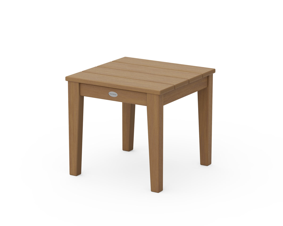 POLYWOOD Newport 18" End Table in Natural