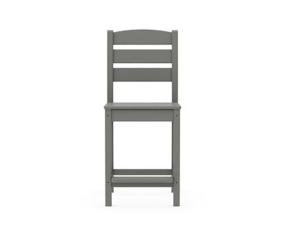 POLYWOOD Lakeside Counter Side Chair angle view