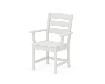 POLYWOOD Lakeside Dining Arm Chair in White