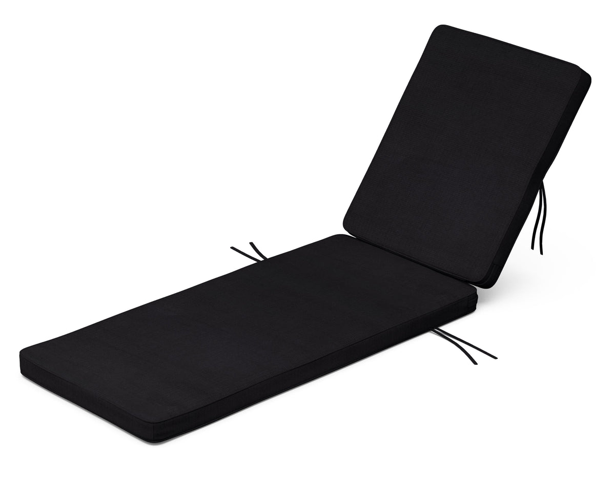 POLYWOOD Acadia Chaise Cushion in Midnight Linen
