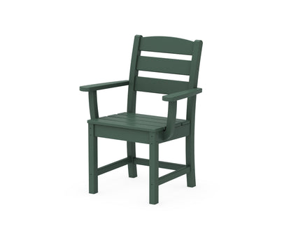 POLYWOOD Lakeside Dining Arm Chair in Green