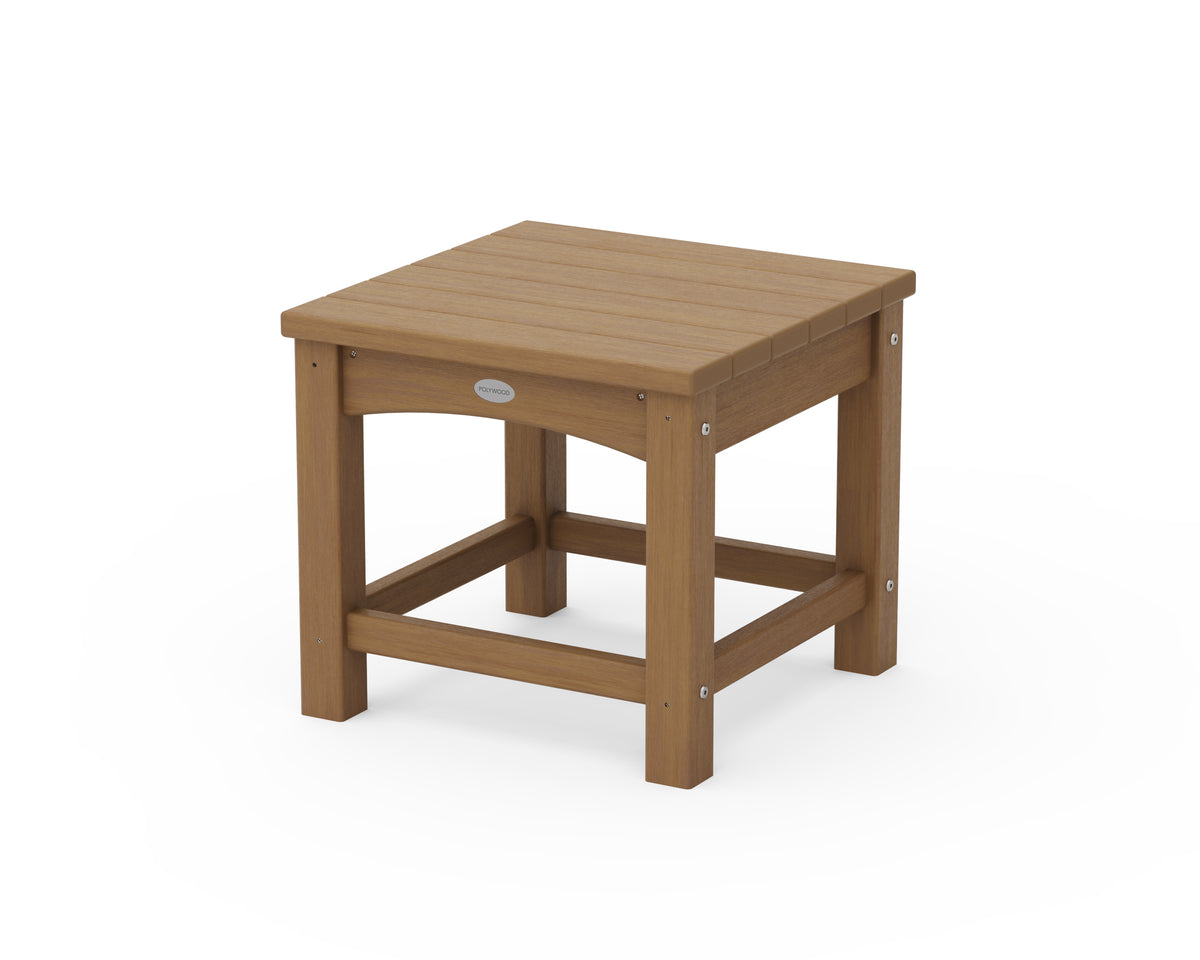 POLYWOOD Club 18" End Table in Natural