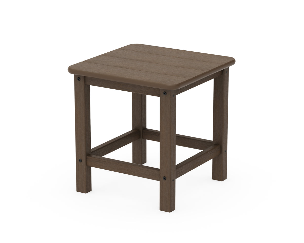 POLYWOOD Seashell 18" Side Table in Kona